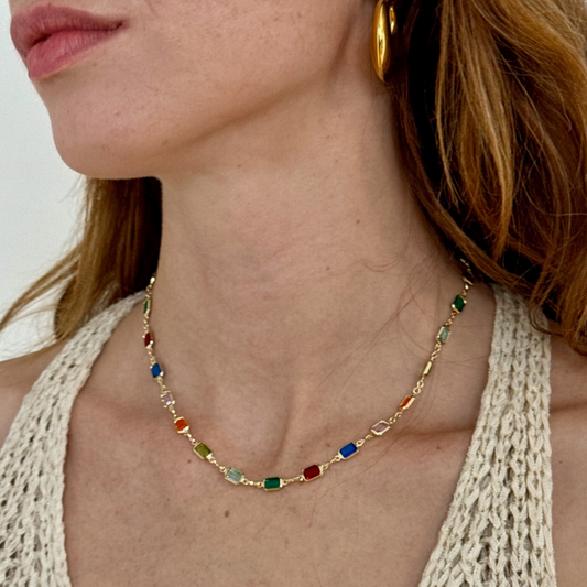 Gem Link Necklace