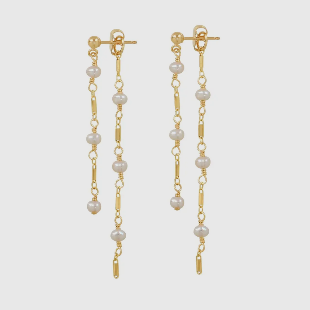 Cascade Pearl Drop Earrings
