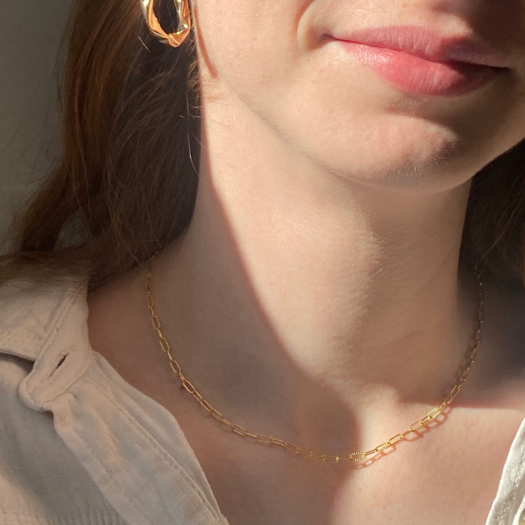 Olivia Paperclip Necklace