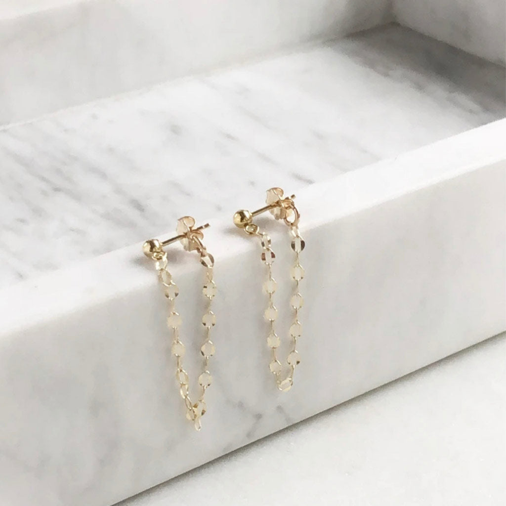 Chain Earrings Cuff