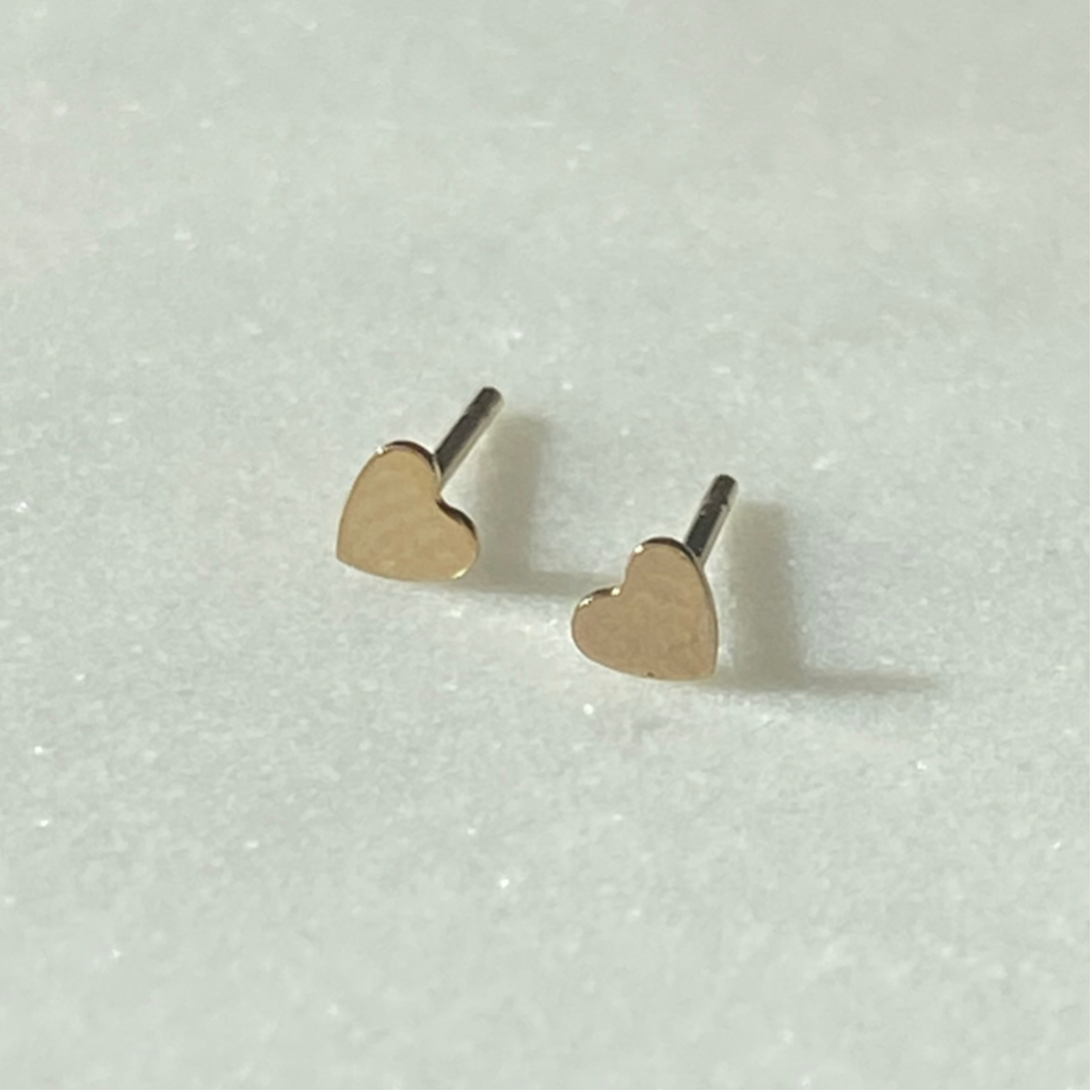 Mini Heart Studs