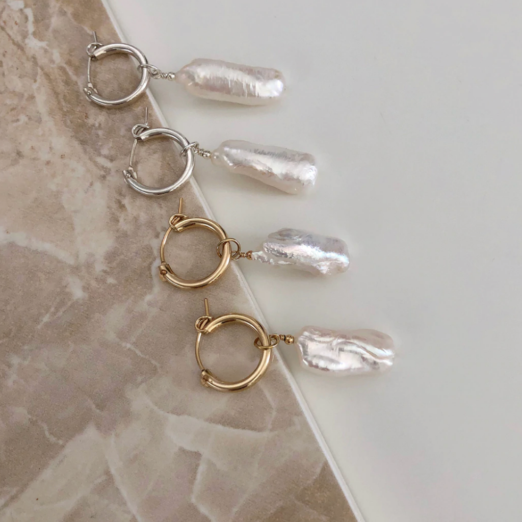 Biwa Earrings