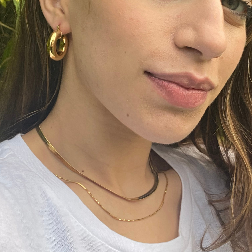 Small Chunky Hoops