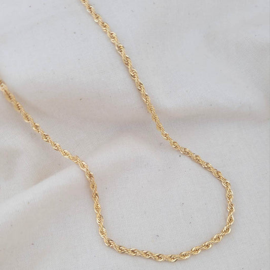 Gold Rope Necklace