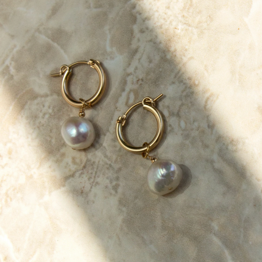 Baroque Pearl Earring