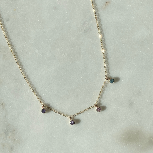 Colorful CZ Necklace