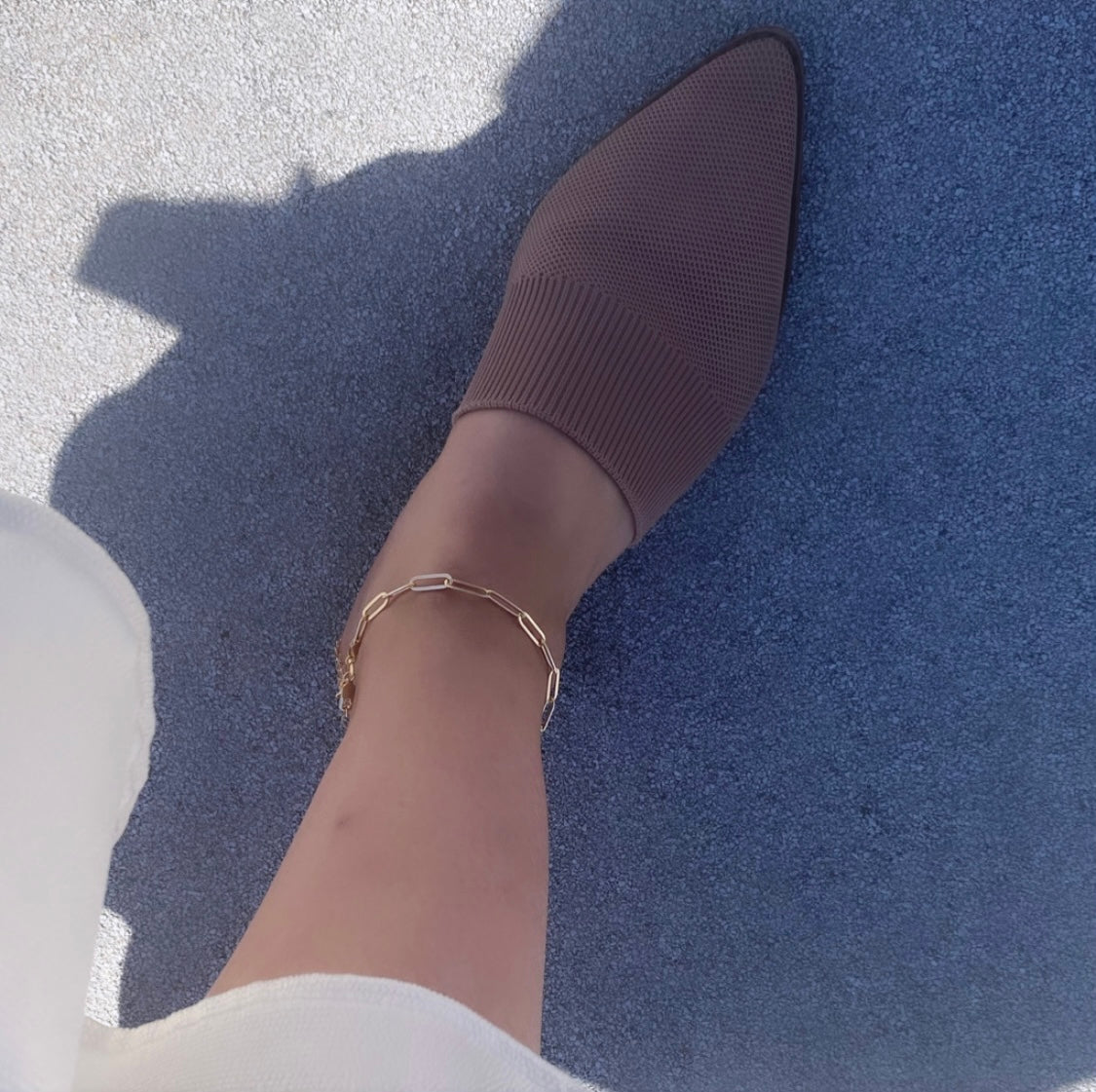 Thick Paperclip Anklet