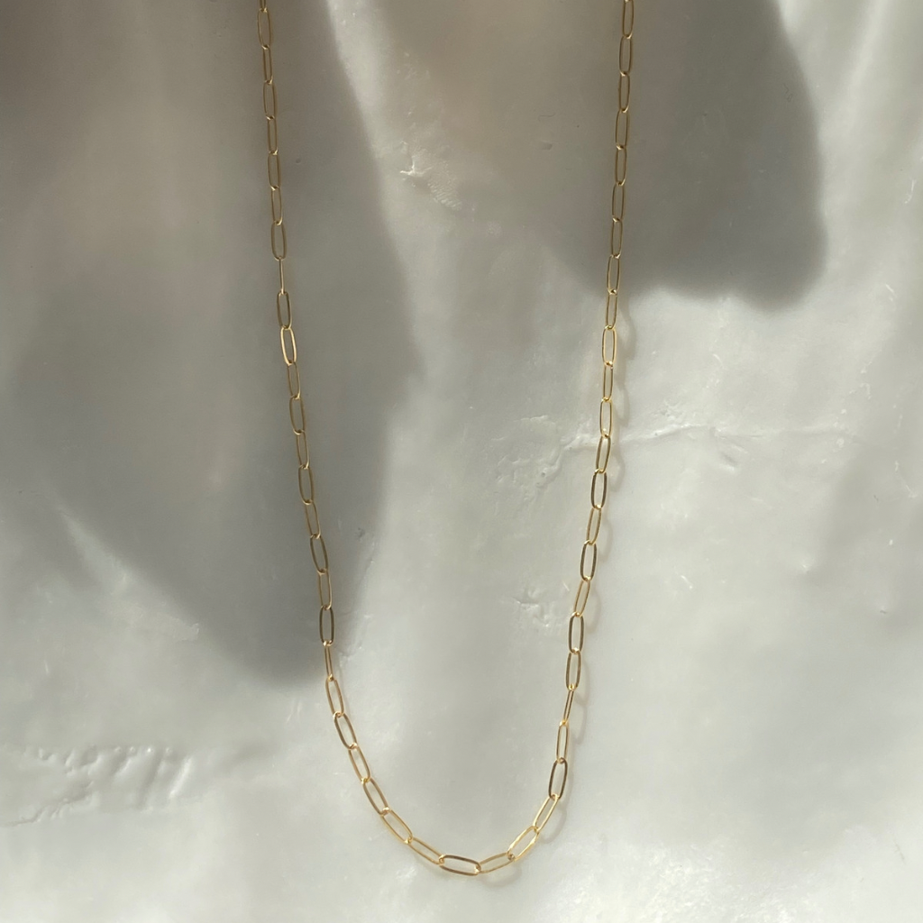 Dainty Paperclip Necklace