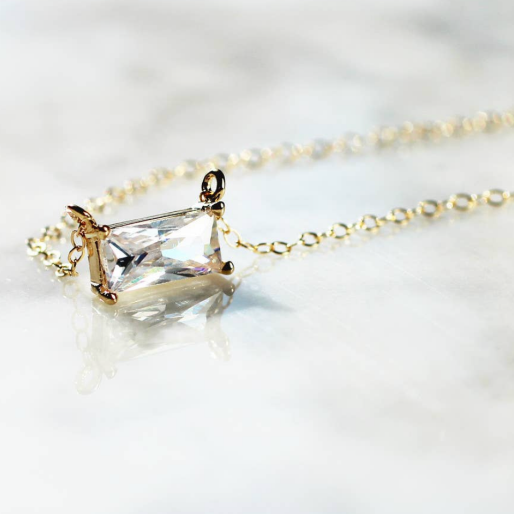 Baguette Necklace