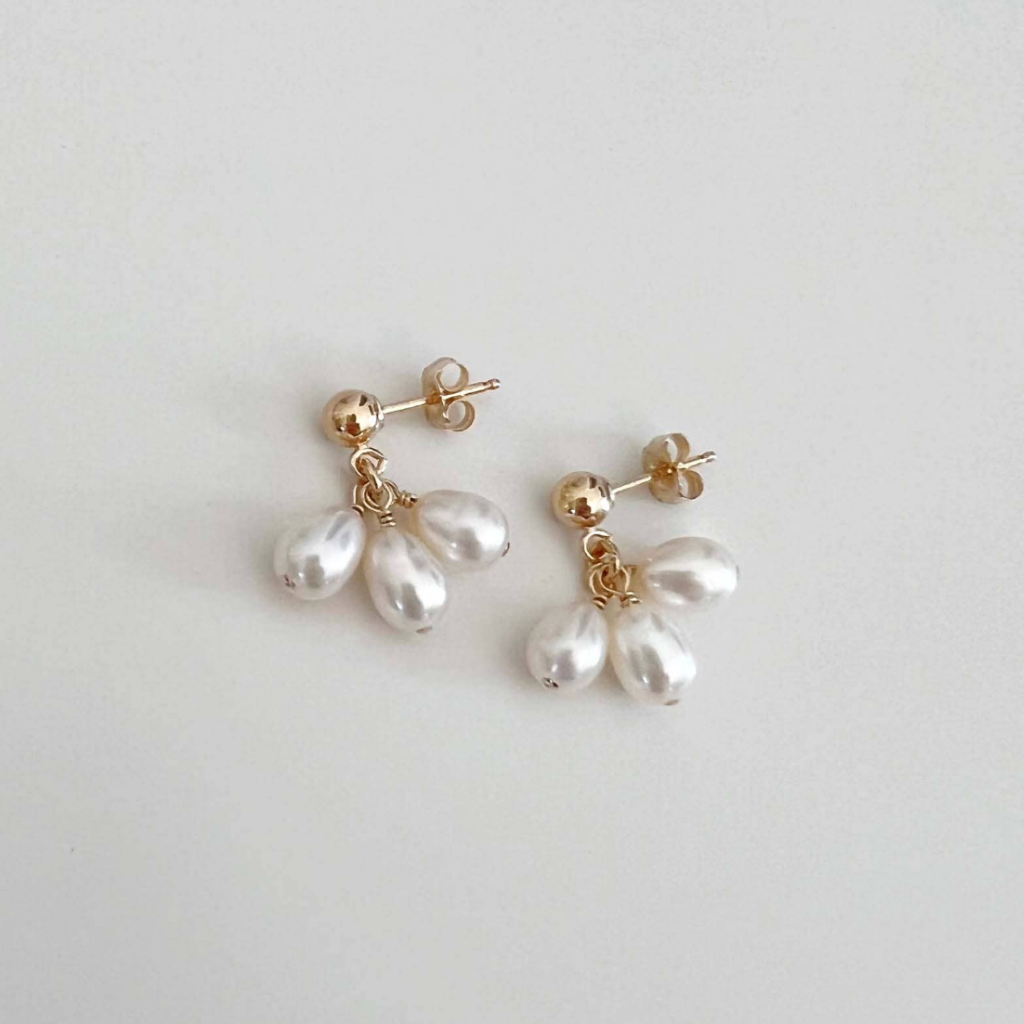 Pearl Stud Earrings