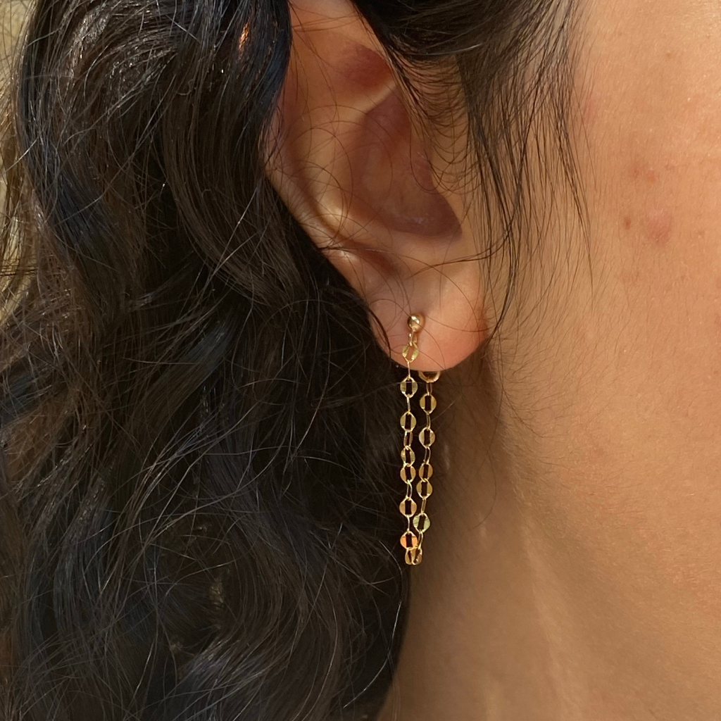 Sparkle Chain Earrings