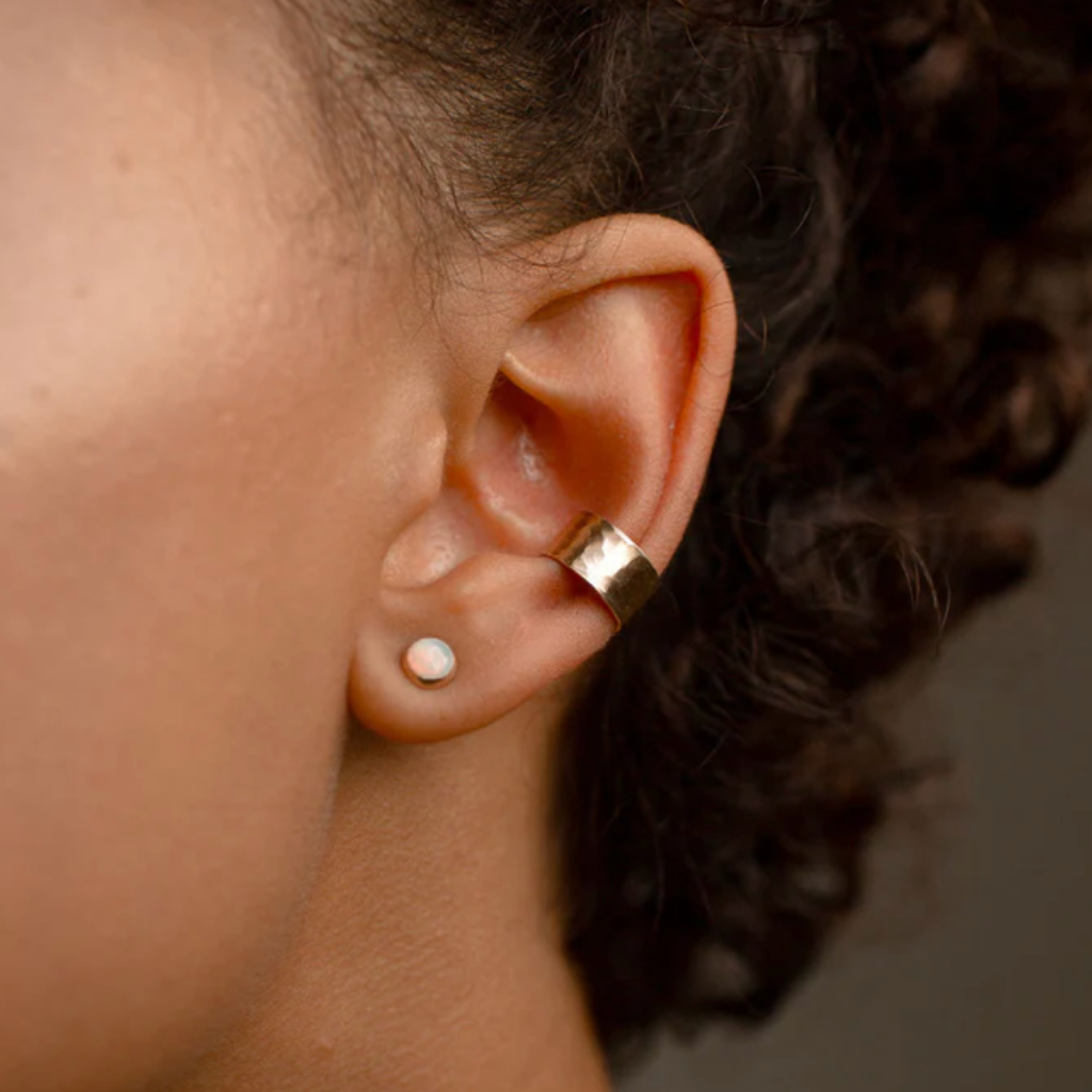 Hammered Ear Cuff