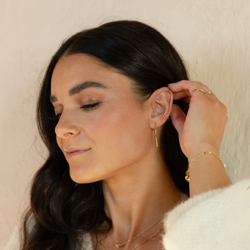 Double Spiral Ear Cuff