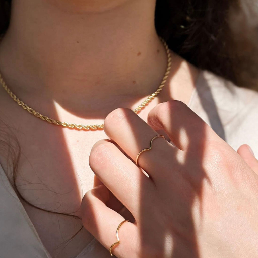 Gold Rope Necklace