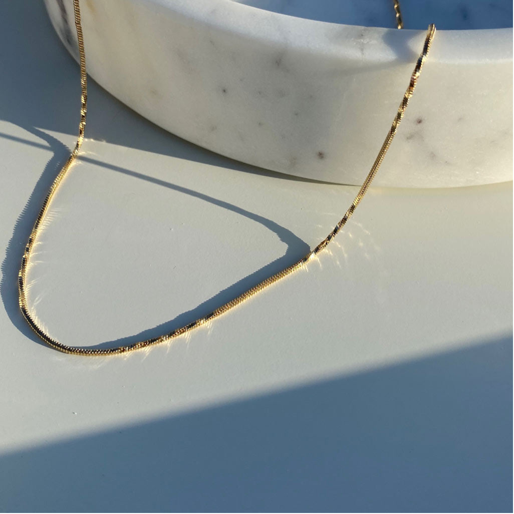 18k Gold Necklace Chain